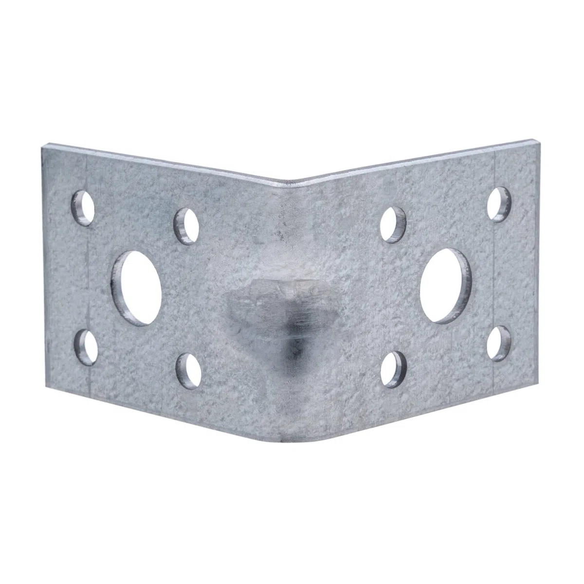 Squadretta di Giunzione 50mm con Сostola Rinforzata Angolo Staffe 90 50x50x35x2mm Zincato per Armadi di Legno Mobili Brace Shelf Supporter (Quantità da 10 pezzi)