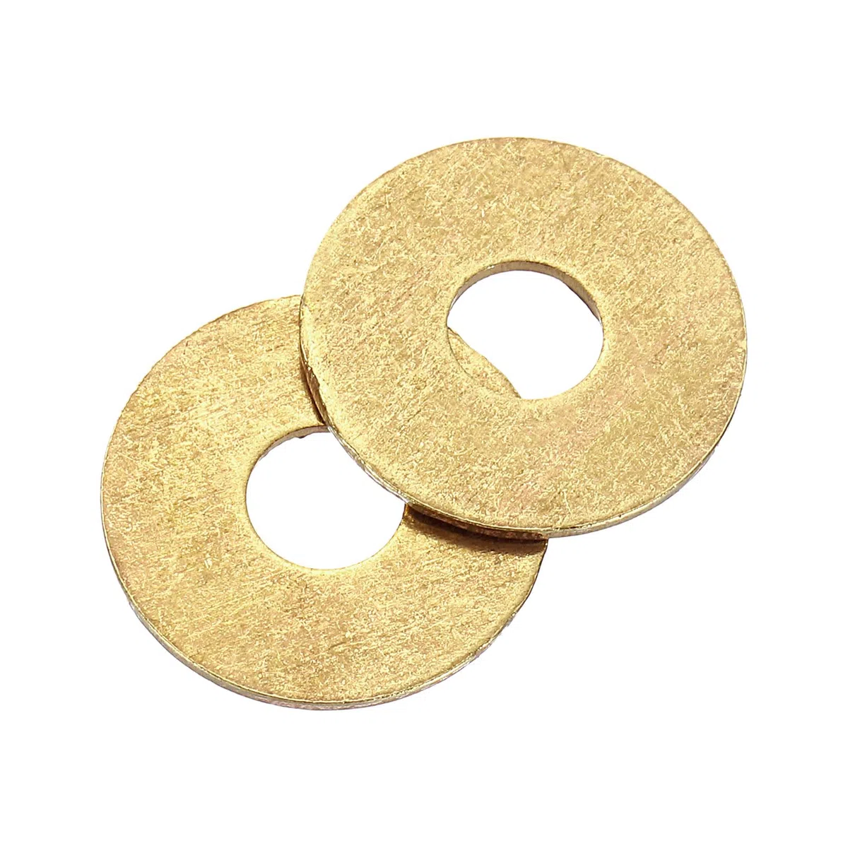 QUARKZMAN 8 Pz Rondelle Ottone M6 Rondella Piatta, 18mm OD, 1mm Spessore Guarnizione Metallo Anello per Viti Bulloni Dadi