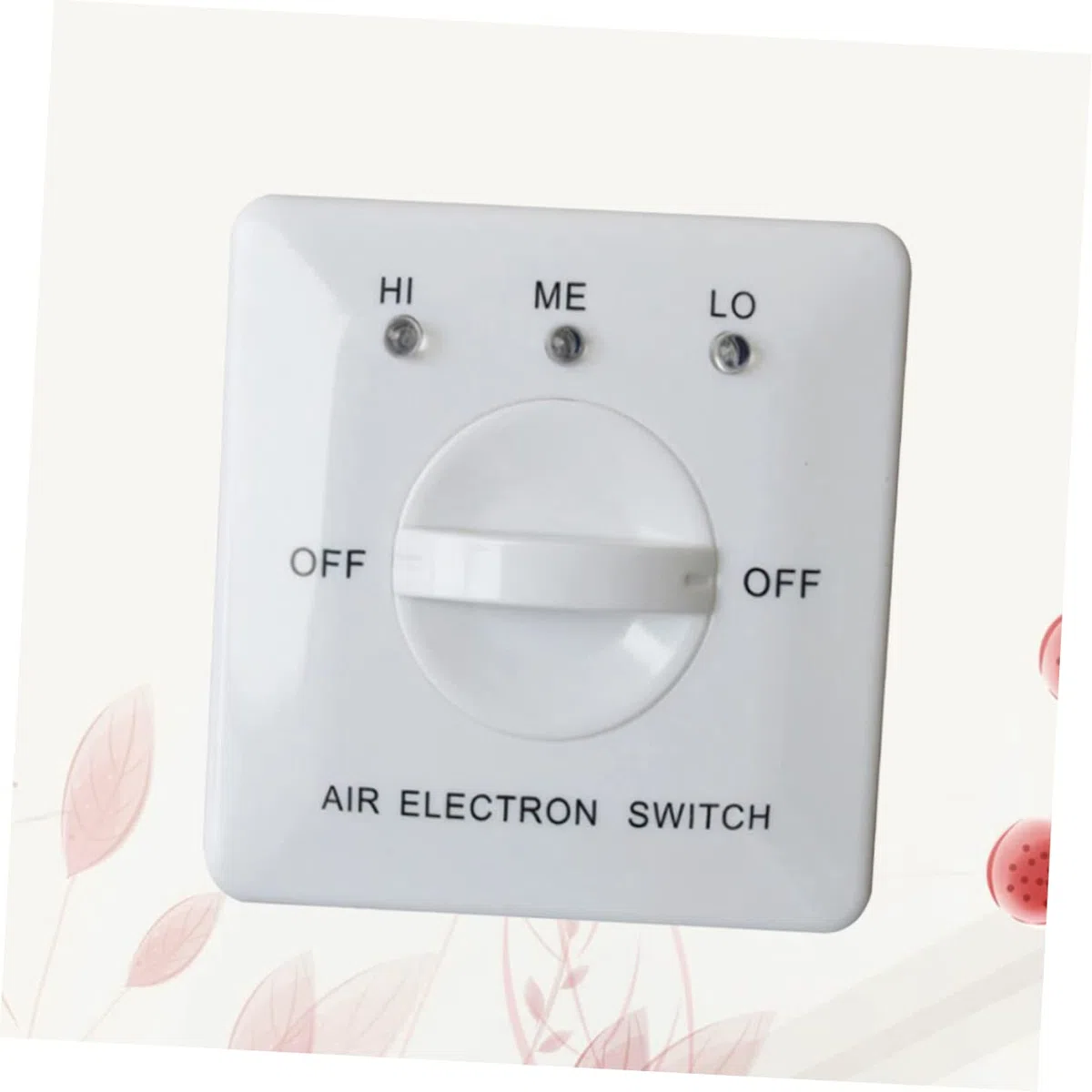 Hemobllo Pannello di Controllo per Fan Coil Regolatore Velocità in Pc, 3 Velocità, Gestione Condizionatore Centralizzato, Impatto Antiurto