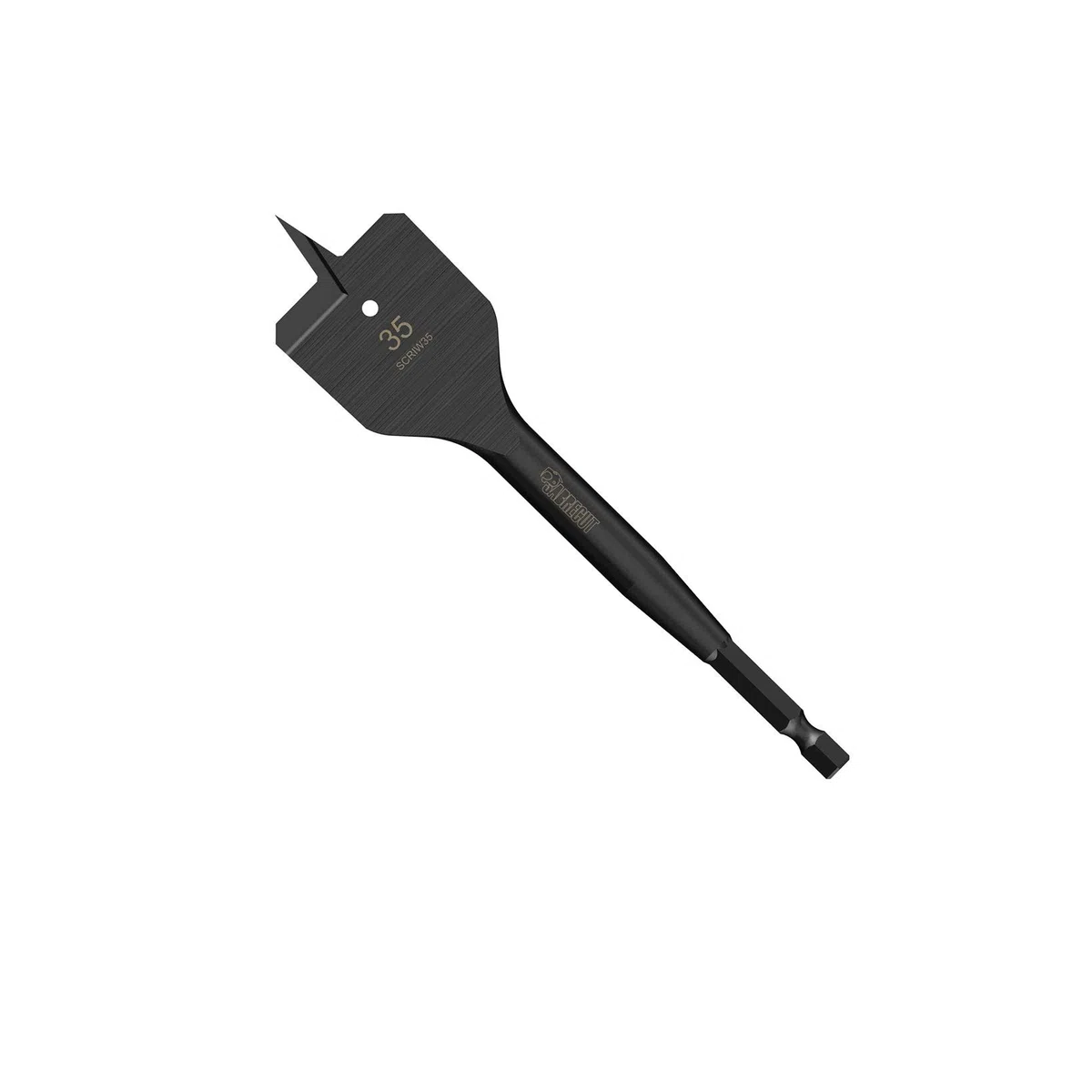 1 x SabreCut SCRIW35_1 35mm x 152mm Punta a forcella per legno piatta resistente agli urti compatibile con Bosch Dewalt Makita Milwaukee e molti altri