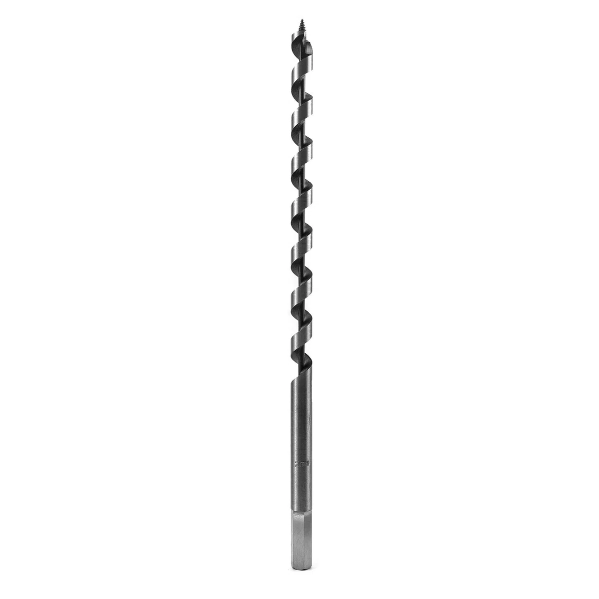 QWORK Trapano a Spirale Punte per Legno, Auger Bit con Codolo Esagonale, Diametro 16mm Legno 300mm, 1 Pezzo