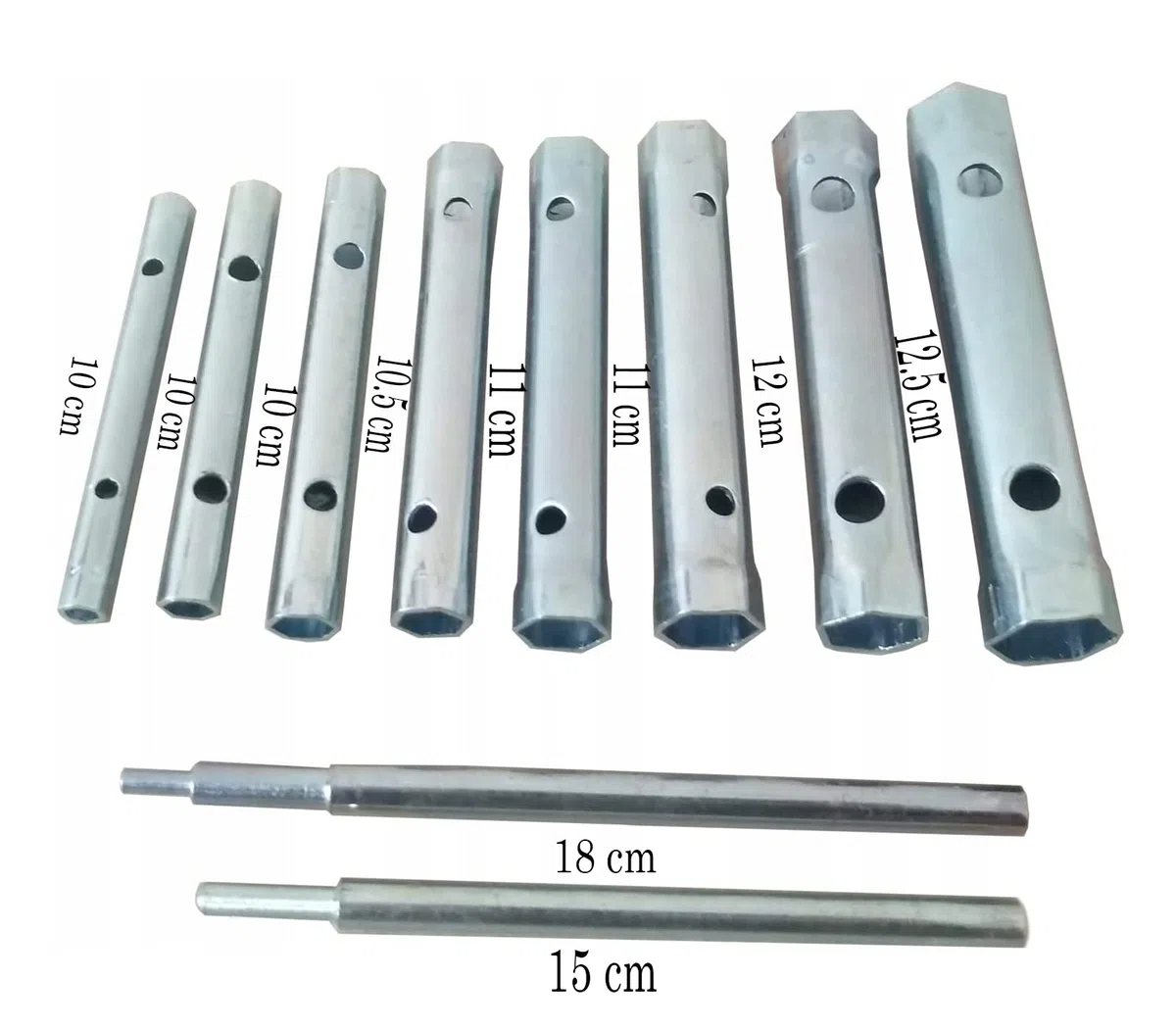 CLICLED Set Chiavi a Tubo 6-22mm Esagonali 10pz Chiavini Tubolari Leva a T Idraulica