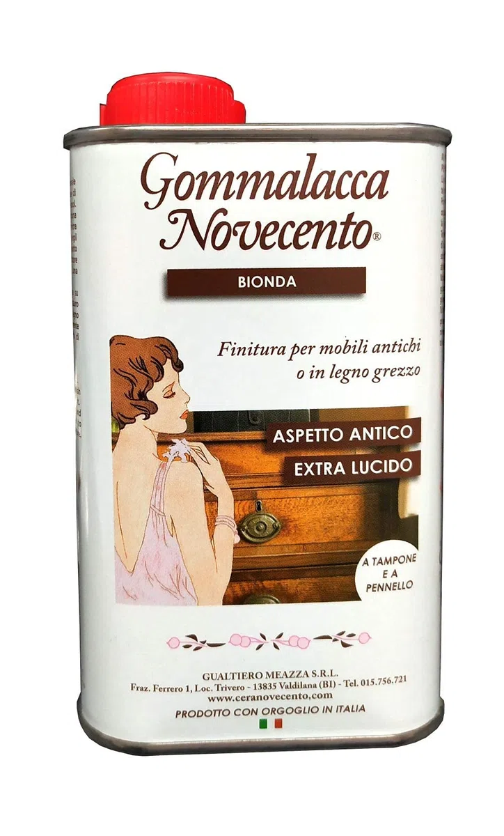 Cera Novecento 0831 Vernice Gommalacca Bionda, Neutro, 250 ml