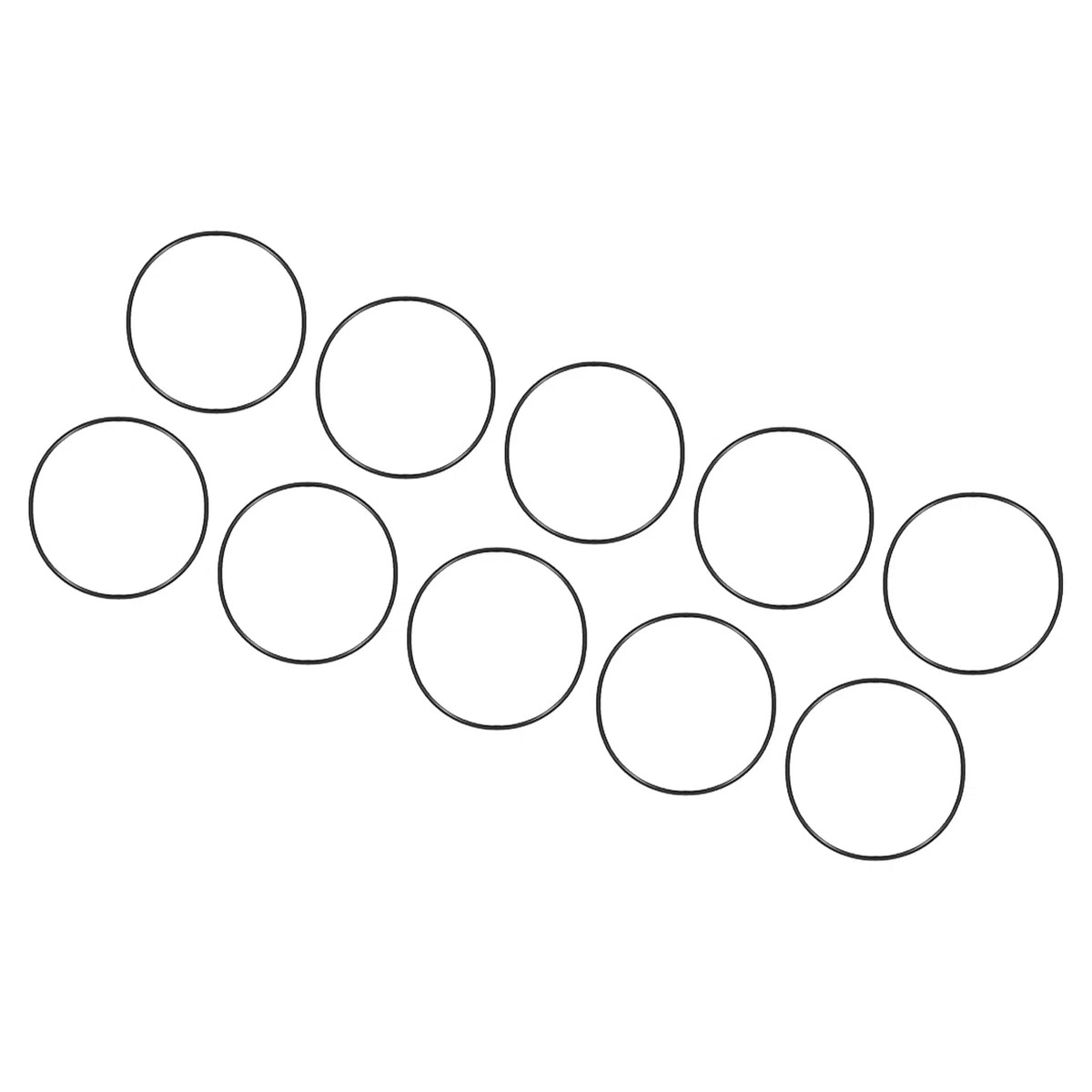 QUARKZMAN Nitrile Gomma O-Ring 40mm x 38mm x 1mm Guarnizioni di Tenuta Anelli Rubinetti Rotondo Guarnizione Rondella per Rubinetto Idraulica Riparazione Sigillatura Connessione, 10 Pezzi