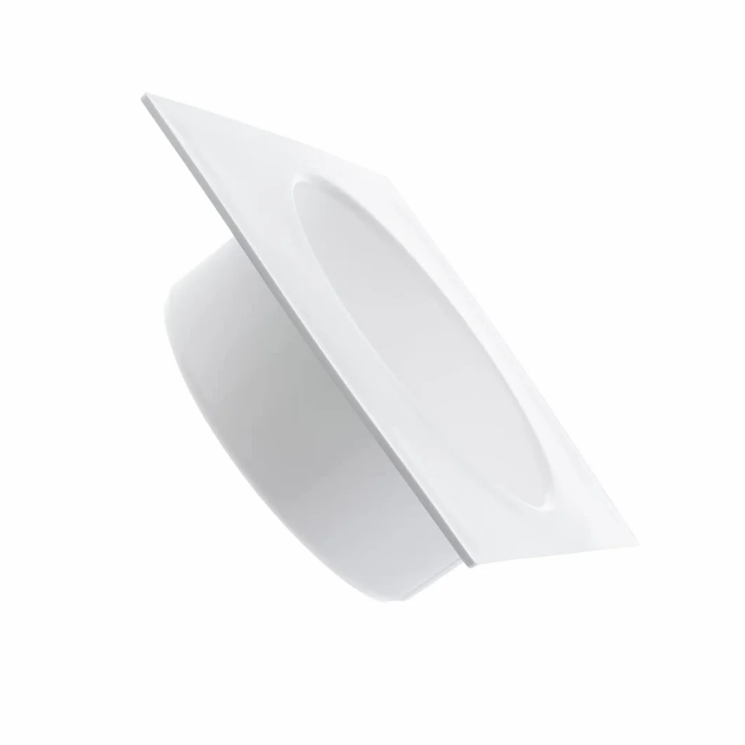 EUROPLAST 150mm Connettore dritto per condotto da 150 mm con flangia, condotto rotondo in PVC, tubo di ventilazione, piastra a parete