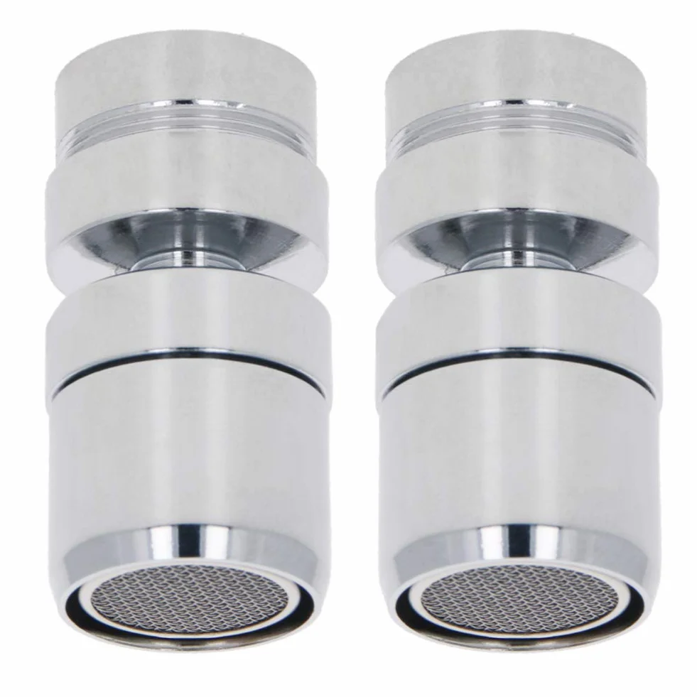 MroMax 2 pz Aeratore Universale Femmina Rubinetto Aeratore Ugello Parte di Ricambio per Bagno Lavabo Cucina Bidet Rubinetto, 19 mm, Rame, Lucidato