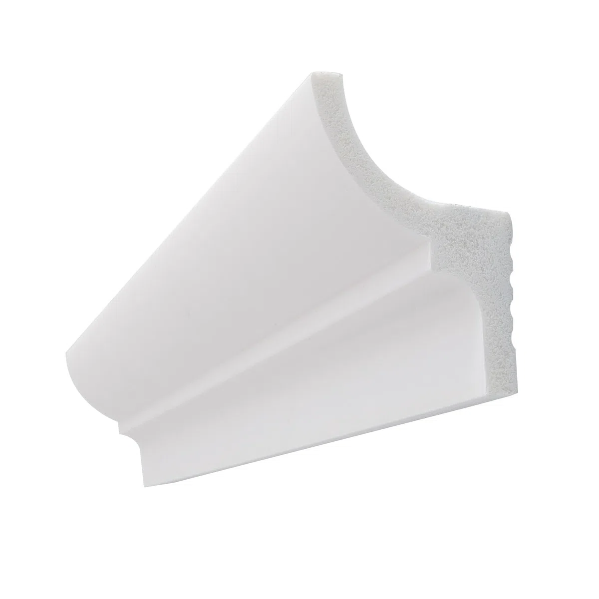 LEDKIA LIGHTING - Modanatura per Striscia LED 2m | Decorativa Indiretta| Facile da Installare, Bianco, Polistirene