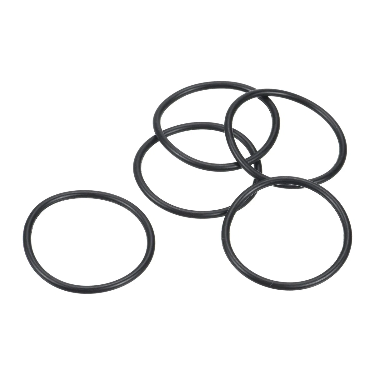 PATIKIL Nitrile Gomma O-Ring 33mm OD x 29mm ID x 2mm Larghezza, 25 Pezzi Metrico Sigillatura Guarnizione Anelli Rubinetti per Rubinetto Idraulica Automobilismo Riparazione, Nero