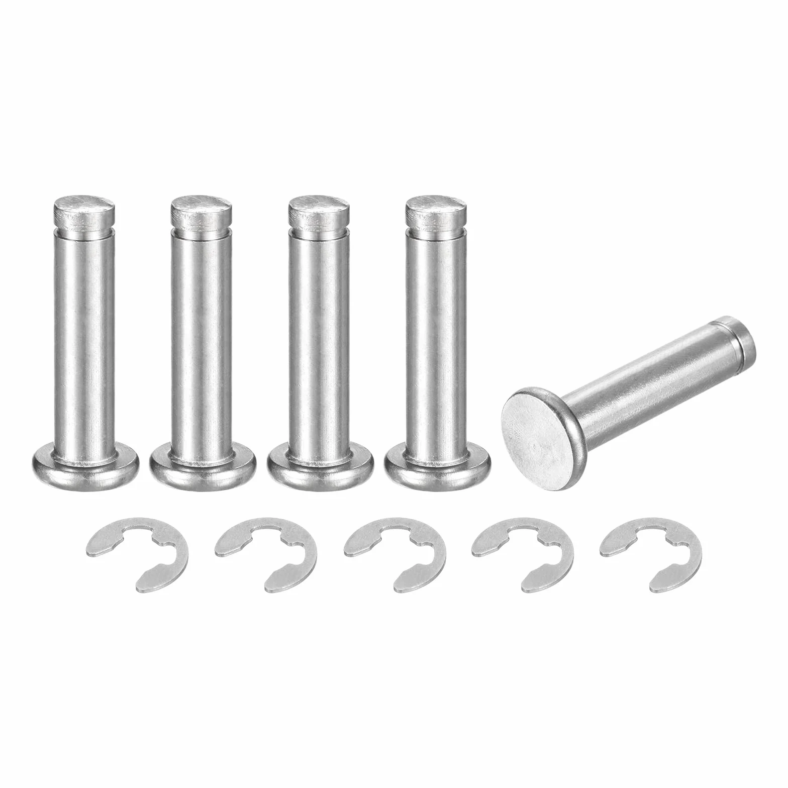 QUARKZMAN 5 sztuk M6x25mm Perno Posizionamento Cilindrico Elastico Acciaio Inossidabile 304