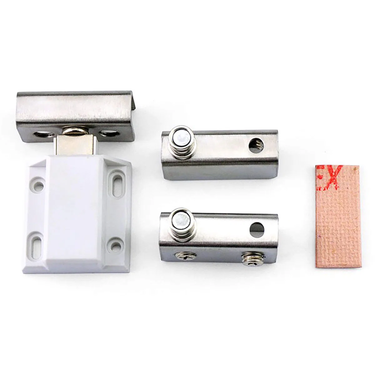 Cerniere per porte in vetro, chiusure per porte in vetro, set di morsetti per cerniere per armadi per porte singole da 5-8 mm
