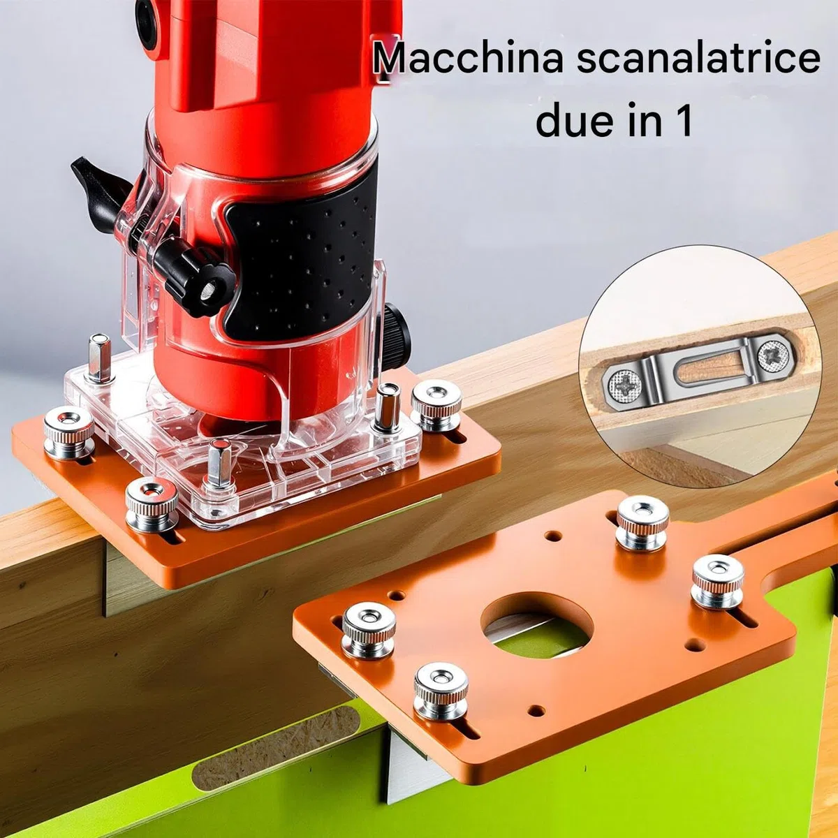 Template Router,Jig Ergonomico per Lavorazione del Legno - Guida Regolabile per Scanalature Ad per Tavole Falegnami Appassionati Fai Da Te Ebanisti