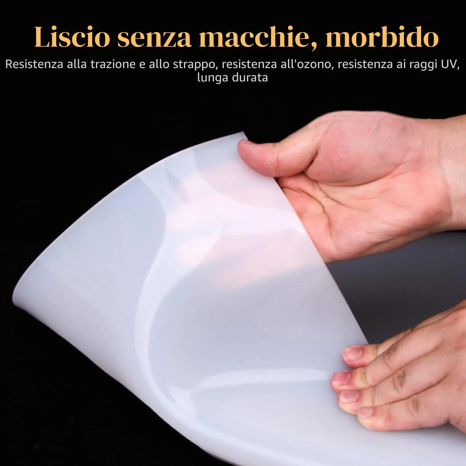 BENECREAT 2PCS Lastra in Gomma Siliconica Bianca 200x200x2mm Guarnizione Resistente alle Alte Temperature