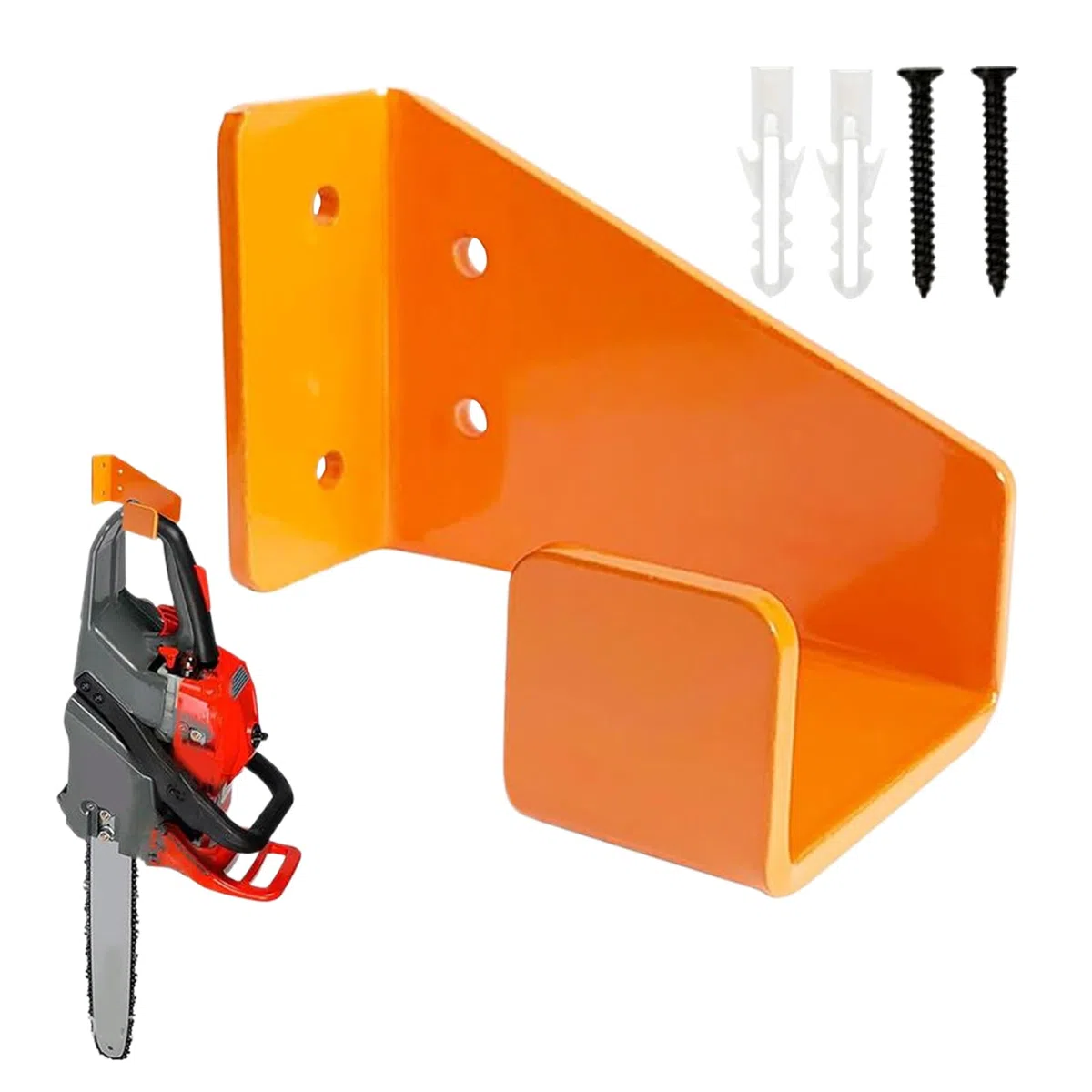 Supporto Per Motosega - Supporto Per Montaggio A Parete Per Motosega Per Carichi Pesanti, Gancio Per Carichi Pesanti Antiruggine, Gancio Per A Catena Per Giardino, Support Per Motosga Per Paret