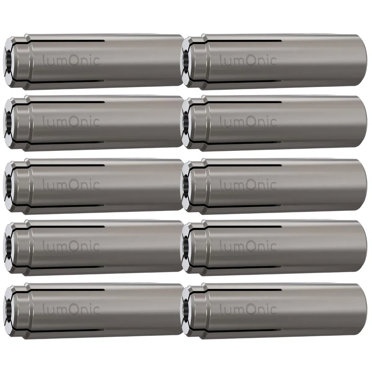 Lumonic 10x bullone di ancoraggio M12 x 50 zincato I Da utilizzare come ancoraggio metallico, ancoraggio a bullone, fulmine I Per vari tipi di fissaggi passanti