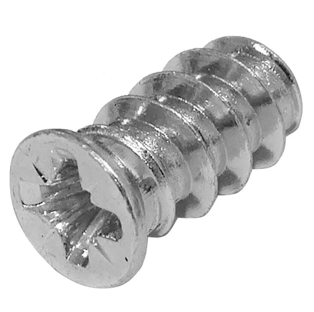 Aerzetix C41535 - 100 viti di assemblaggio per mobili, con testa fresata, Ø 6,3 mm, L: 13 mm