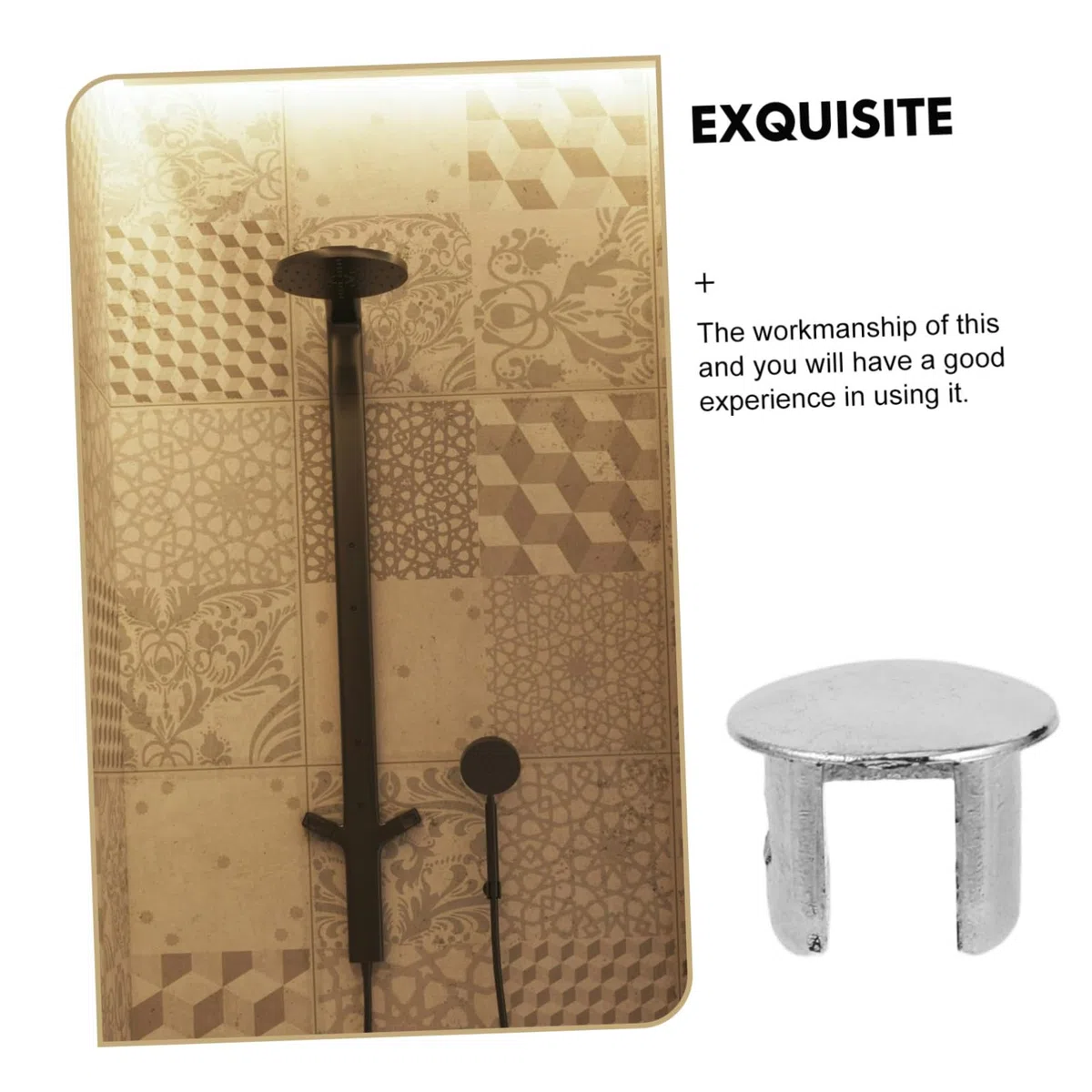 SHINEOFI 10pezzi Tappo Decorativo Per Interruttore Deviatore Doccia Copertura Manopola in Plastica Tappo Per Maniglia Doccia Per Uso Elegante e Compatto