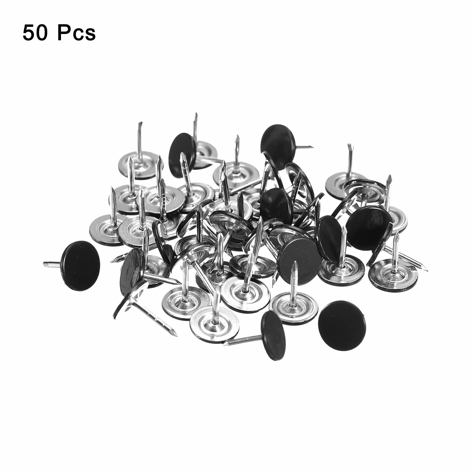 Gwoździe Tapicerskie QUARKZMAN 50 szt. 11x13 mm Płaska Głowa Czarny