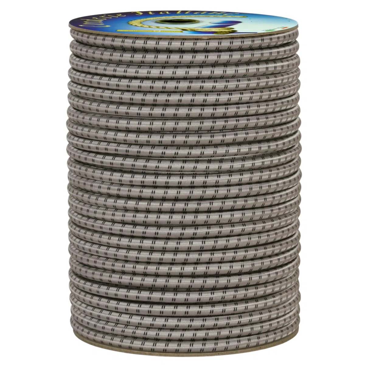 Corderie Italiane 006003656 Treccia elastica grigio perla 8 mm - 5 mt
