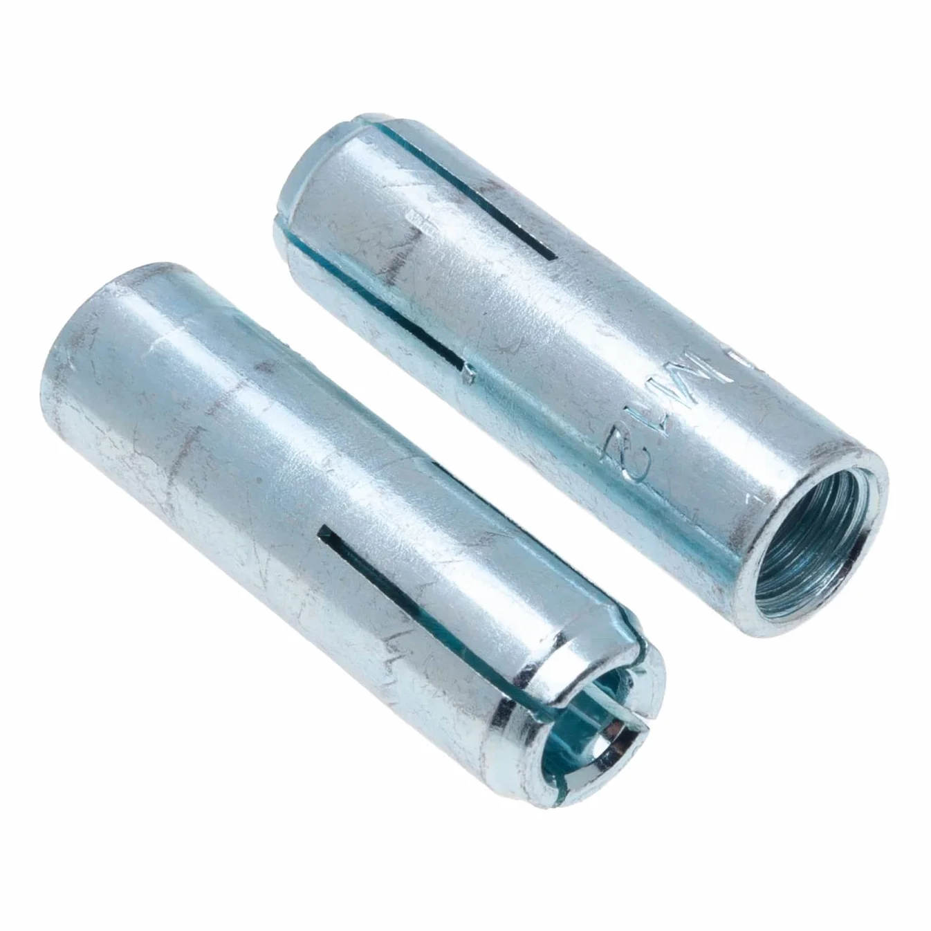 M8 ancoraggi a parete drop-In, ancoraggio ad espansione in acciaio zigrinato con filettatura interna, 8 mm x 30 mm goccia nel manicotto del bullone, spina, ancoraggio per calcestruzzo (10 pezzi)