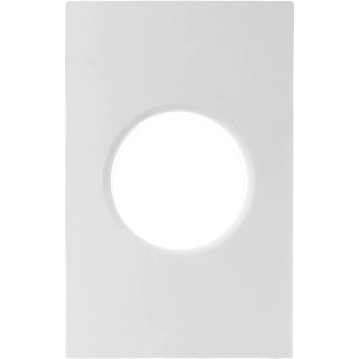 Ø 100mm Collegamento a Parete con Flangia - Raccordo per Tubi di Ventilazione