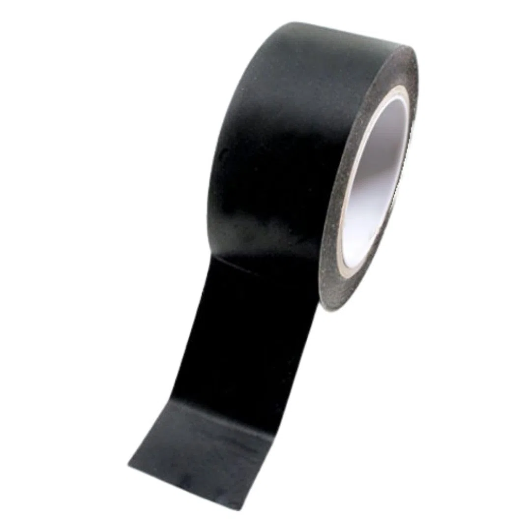 BONUS Eurotech 1BL23.47.0050/033A# Nastro adesivo in PVC per marcatura pavimento, adesivo a base di gomma, larghezza 50 mm, lunghezza 33 m, spessore 0,17 mm, nero