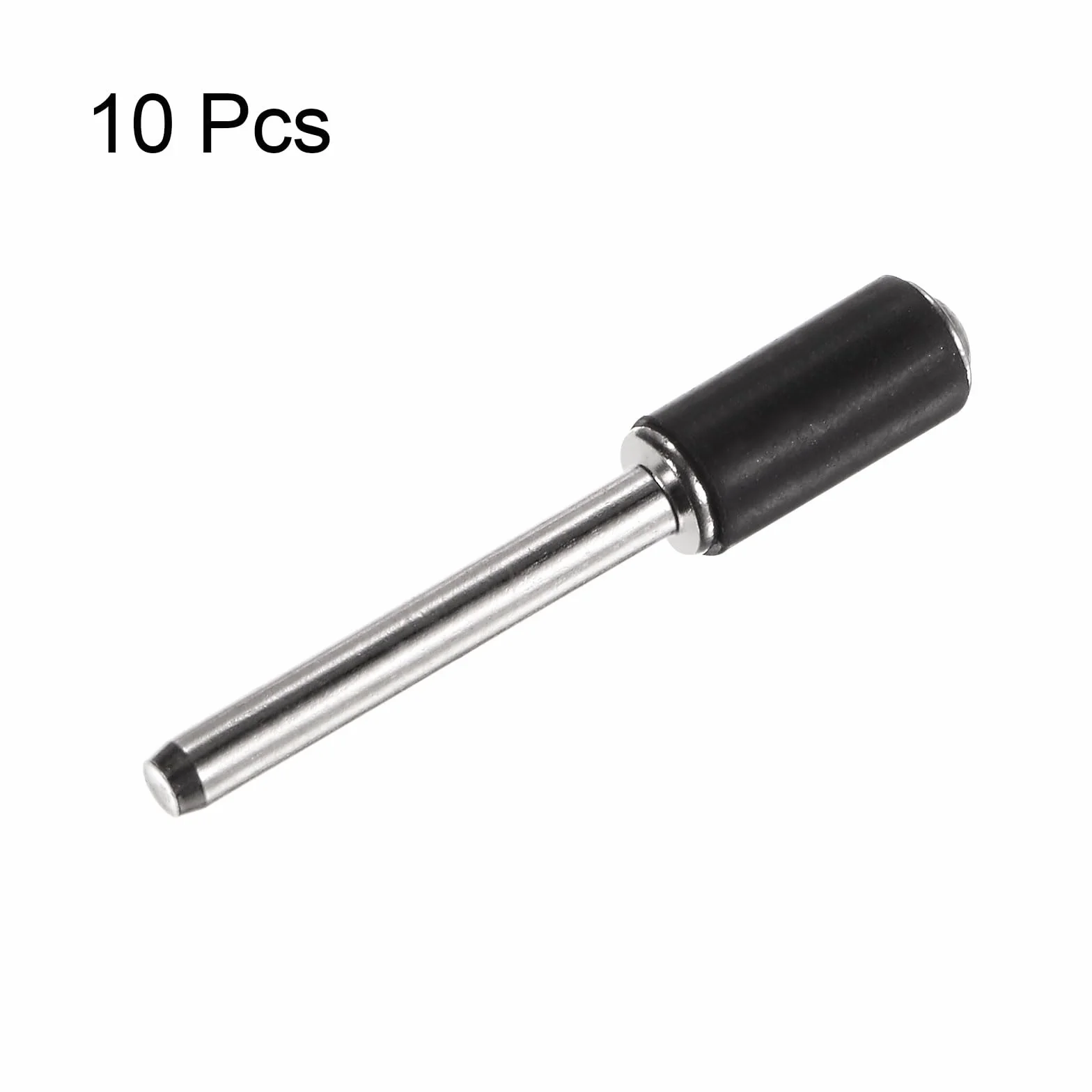 QUARKZMAN 10pz 1/4" Levigatura Tamburo Gomma Mandrini 1/8" Gambo Levigatura Manicotto Supporto per Tamburo Levigatrice Rotativa Smerigliatrice
