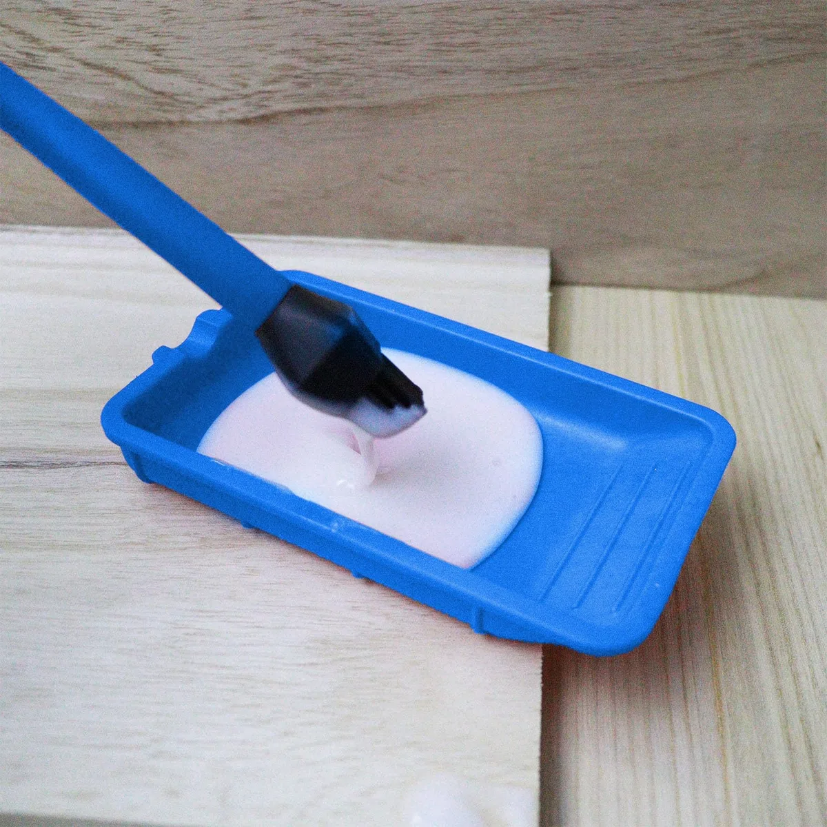 Applicatore Colla Legno - Kit Colla Silicone | Spatola Col?a Legno Con Pennello In Silicone, Vassoio E Pettine, Durevole E Resistente Alle Cadute, Per Falegnameria E Hobby Creativi