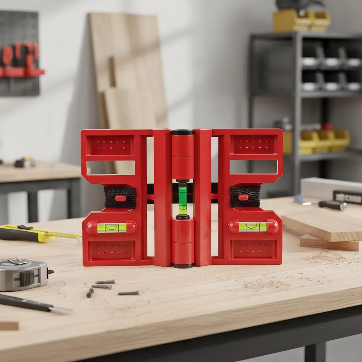 Livella magnetica pieghevole regolabile per recinzione, strumento di livellamento per pali di recinzione, installazione di porte, soffitti, costruzioni, mobili, pavimenti, riparazione fissaggio