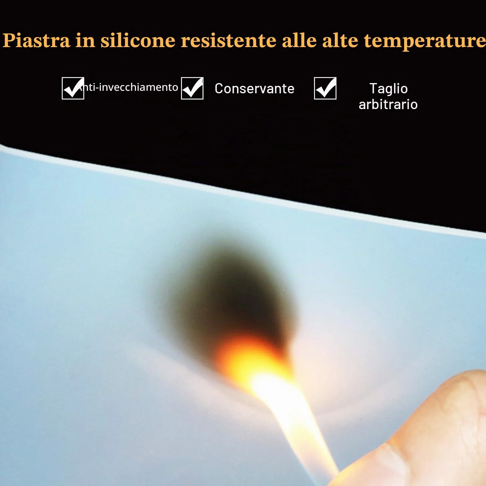 BENECREAT 2PCS Lastra in Gomma Siliconica Bianca 200x200x2mm Guarnizione Resistente alle Alte Temperature