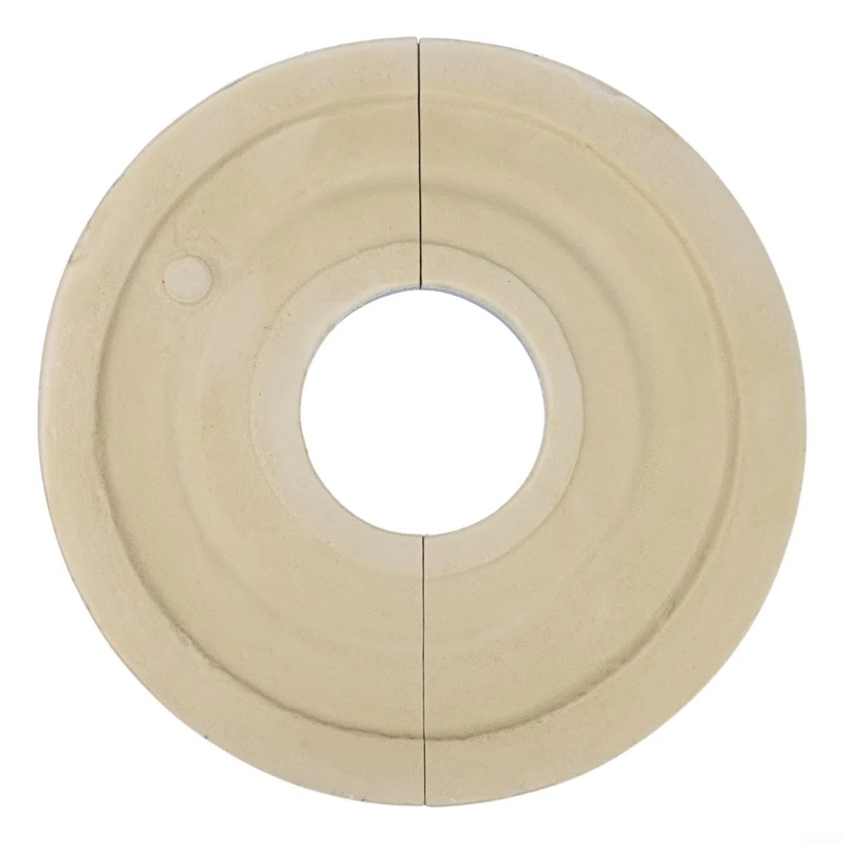 Medaglione rotondo da soffitto da 30,5 cm per ventilatore a soffitto e lampadari, piastra di copertura decorativa in PU modellata divisa, copertura bianca impermeabile per rosone da soffitto