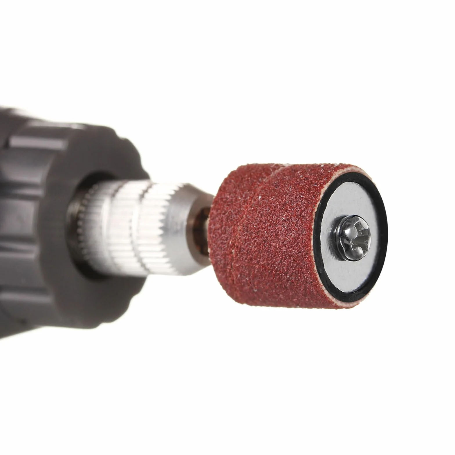 QUARKZMAN 10pz 1/4" Levigatura Tamburo Gomma Mandrini 1/8" Gambo Levigatura Manicotto Supporto per Tamburo Levigatrice Rotativa Smerigliatrice