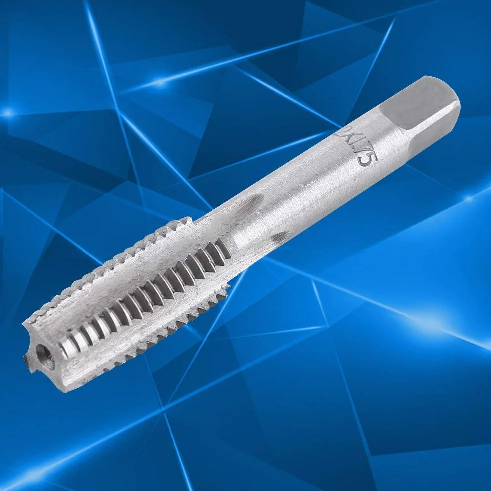 Aramox Rubinetto a Vite, 7 Pezzi Utensile per maschiatura in Acciaio per Cuscinetti con Filettatura metrica M3, M4, M5, M6, M8, M10, M12