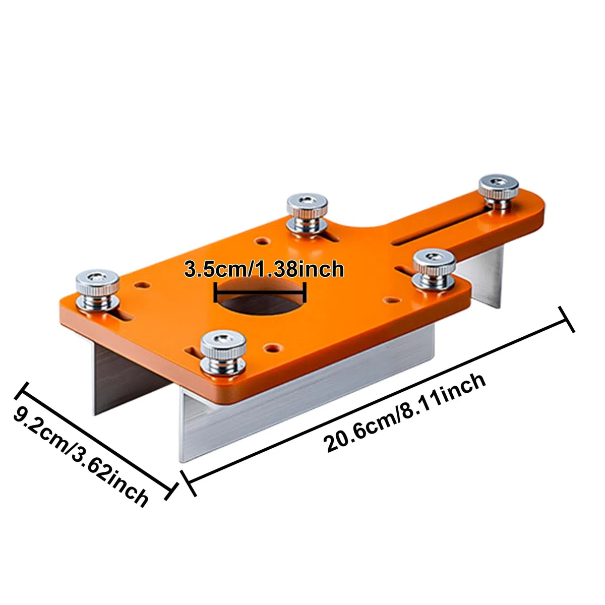 Template Router,Jig Ergonomico per Lavorazione del Legno - Guida Regolabile per Scanalature Ad per Tavole Falegnami Appassionati Fai Da Te Ebanisti
