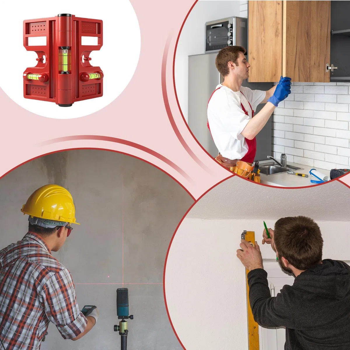Livella magnetica pieghevole regolabile per recinzione, strumento di livellamento per pali di recinzione, installazione di porte, soffitti, costruzioni, mobili, pavimenti, riparazione fissaggio