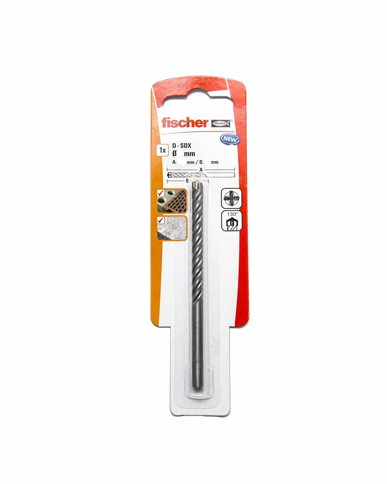 FISCHER Punta Widia D-SDX 8, 0, Quatrium 8 x 120