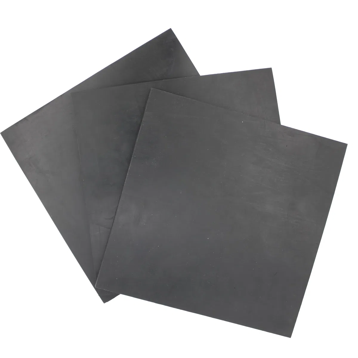 Lifeswonderful - 3 Pezzi Tappetini Durevoli - Stuoie di Gomma Multiuso - Tagliati a Misura - 150 x 150 x 4mm