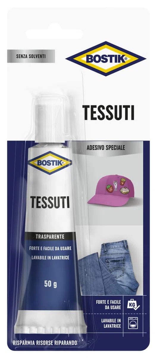 Bostik 10930 Tessuti, Trasparente, 50 gr