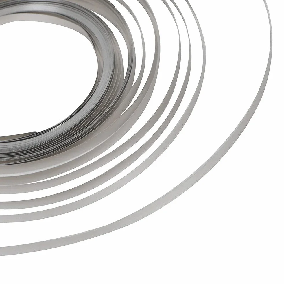 10 Metri Striscia di Nichel per Saldatura a Punti per Batteria in Acciaio nichelato (0,1 mm x 5 mm x 10 Metri)