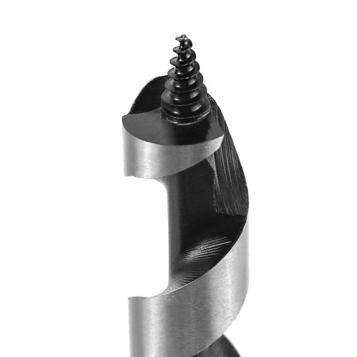 QWORK Trapano a Spirale Punte per Legno, Auger Bit con Codolo Esagonale, Diametro 16mm Legno 300mm, 1 Pezzo