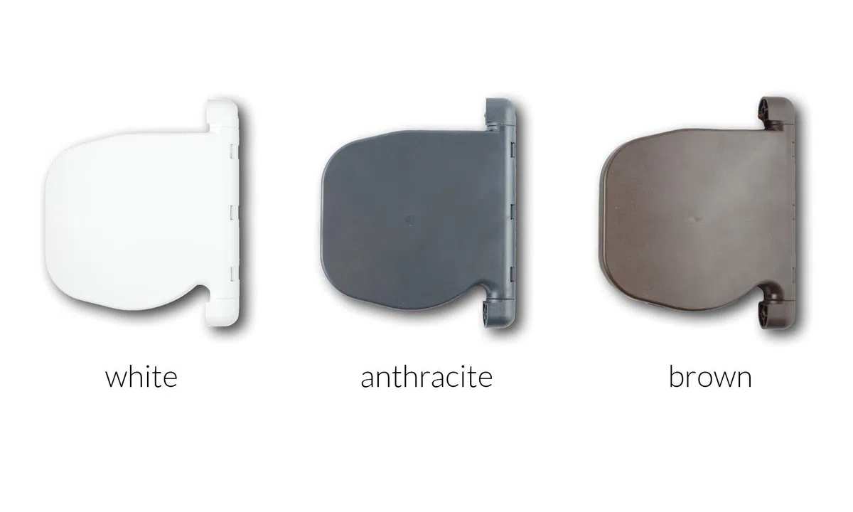 Avvolgitore per tapparella - Avvolgitore per tapparelle - Soluzione pratica per tapparelle esterne, semplice montaggio a parete, incl. cinghia da 5 m - Antracite
