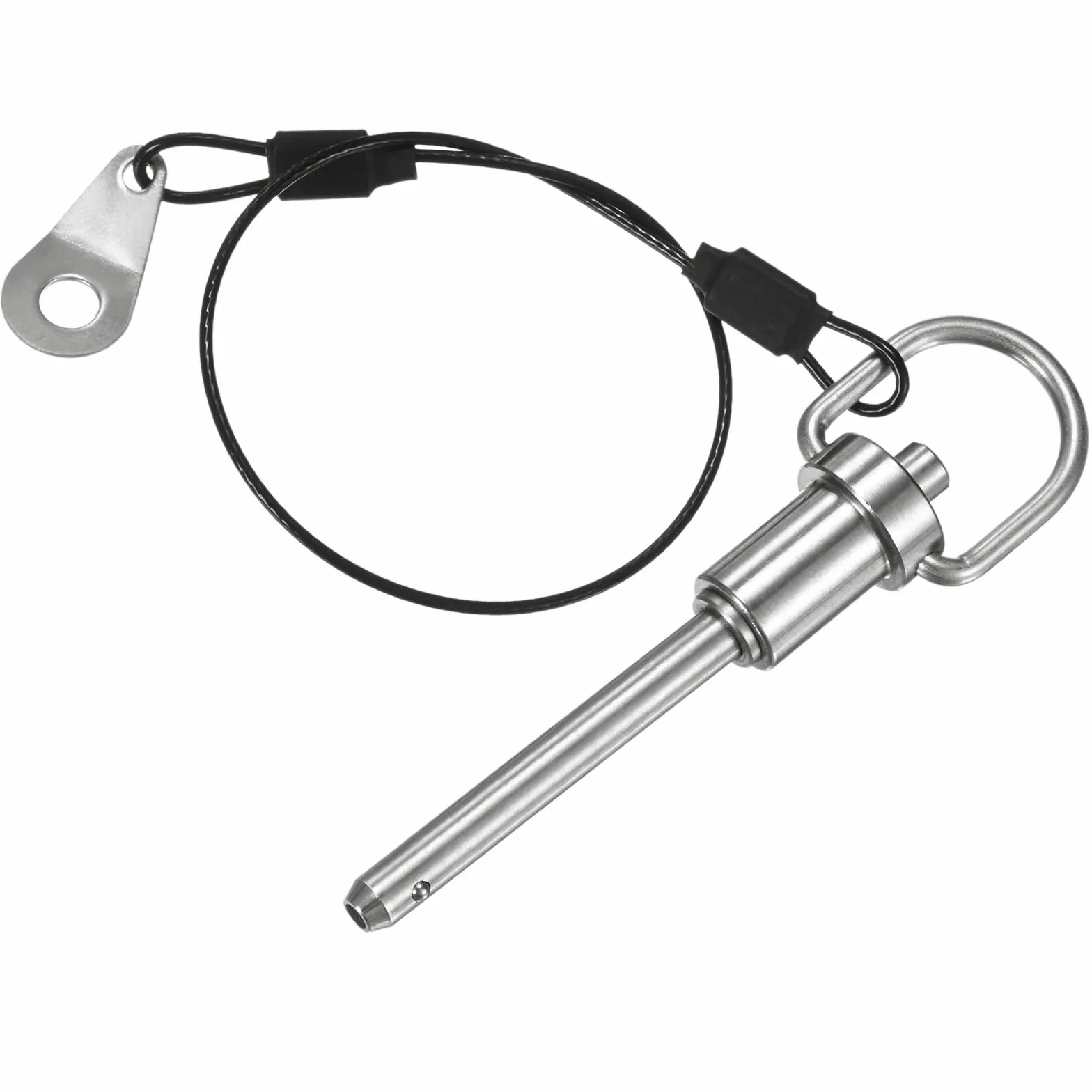 M METERXITY Perno A Sfera Con Anello E Pulsante Di Sgancio Rapido 1/4" [6mm] 40mm Acciaio Inox 304