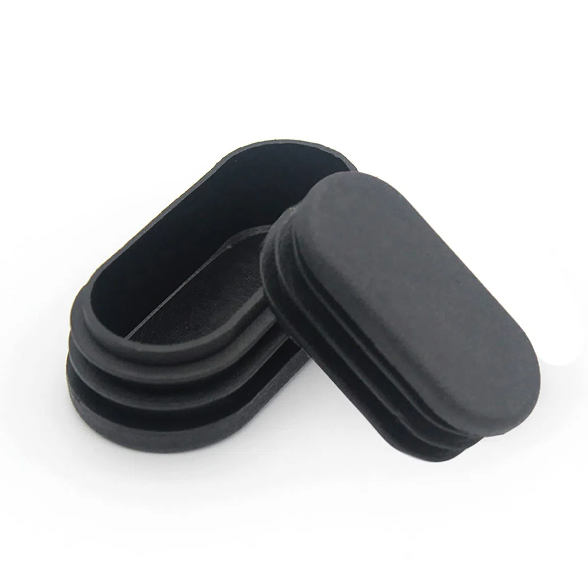 20 tappi ovali per gambe della sedia, 20 x 40 mm, ovali, per sedie, da tavolo, per tubi ovali, in plastica