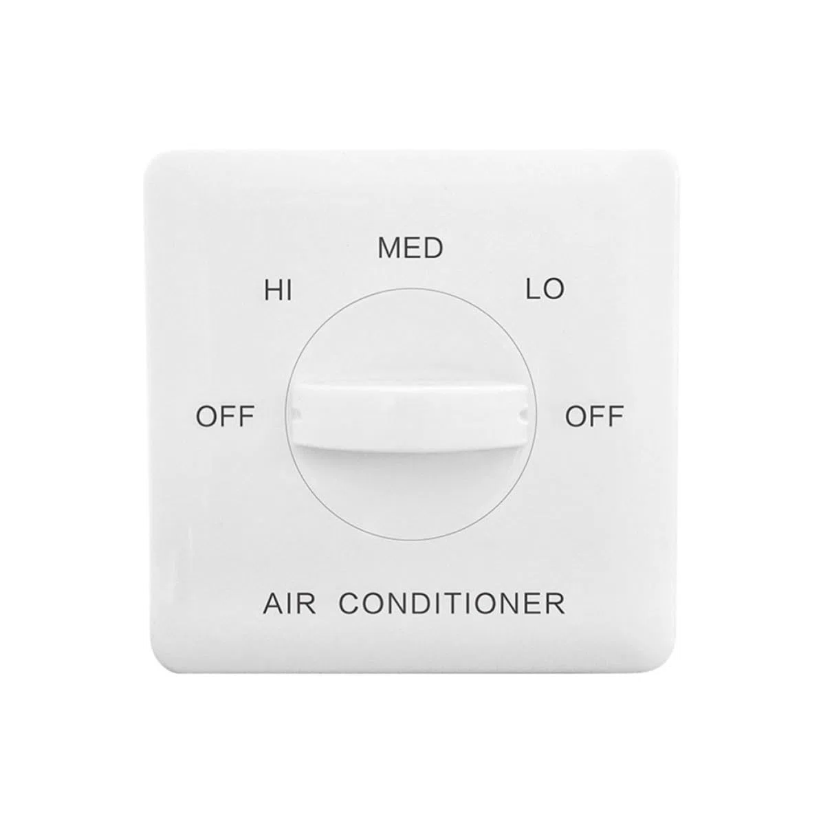 Interruttore Fan Coil Termostato Ventilconvettori e Comando Parete per Fancoil, Pannello di Controllo Temperatura per Ambienti Residenziali, Montaggio Semplice
