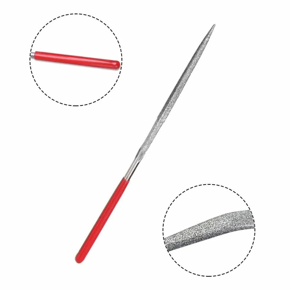 Lime Diamantate, Set di Lime diamantate, 5 Pezzi Set di Lime e Raspe per Legno, Lime Ad Ago Diamantate Set, Lima Diamantata Set, Mini Lime con Aghi Diamantati, Mini Diamond Files