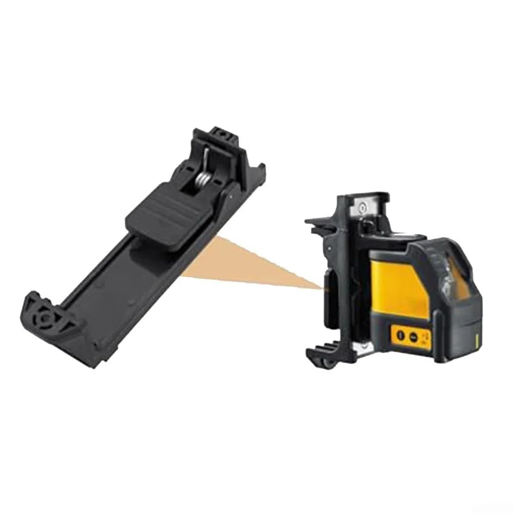 Besttoolifes - Staffa di montaggio a parete per livella laser - Supporto regolabile in plastica resistente per DW0811LR, DW0822LG, DW0822LR - Supporto da parete nero per attrezzi e officine