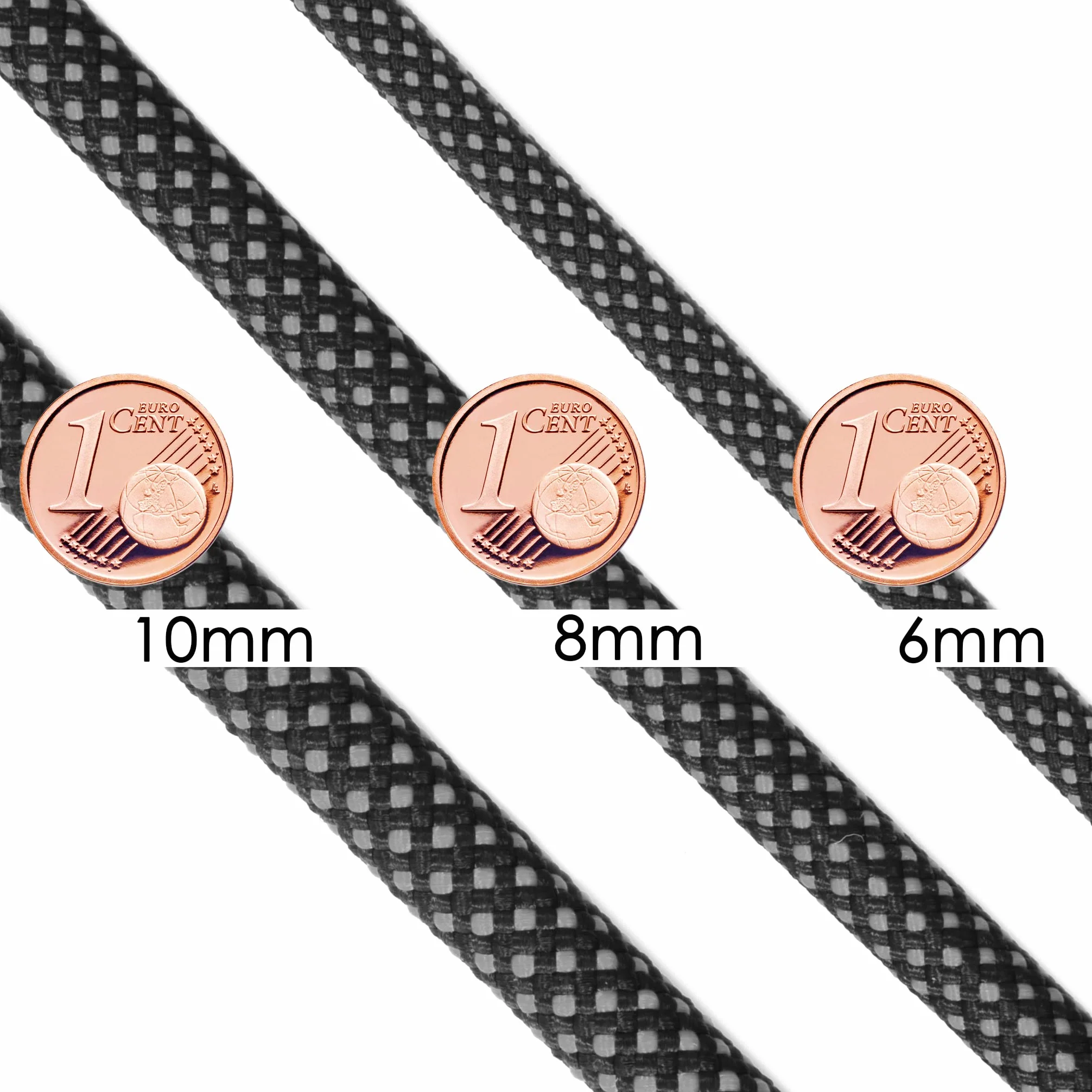 Corda PPM 5 m 10 mm polipropilene multifilamento intrecciato wave rainbow per guinzagli collari accessori animali