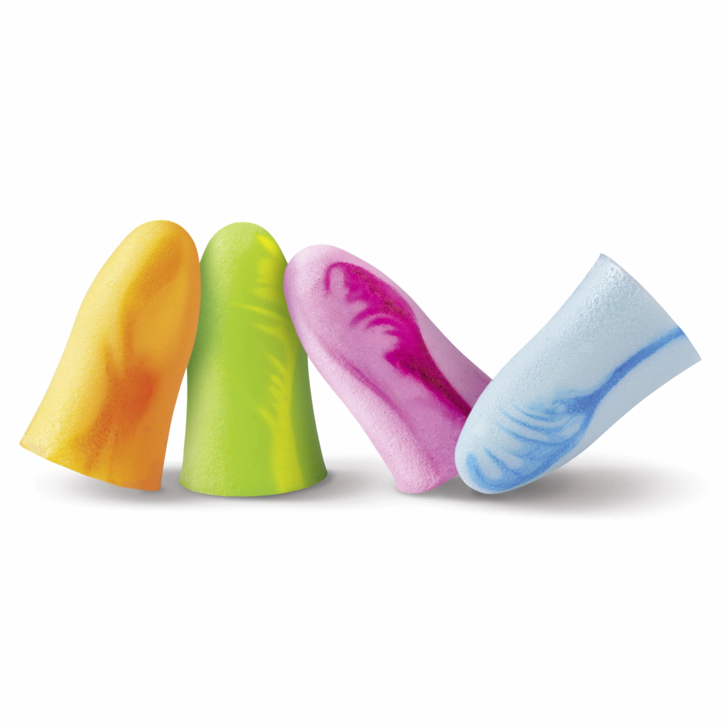 OHROPAX Tappi auricolari color – Tappi auricolari in morbida schiuma – particolarmente comodi anche a lungo – valore di isolamento acustico SNR 35 dB – ideali per feste, eventi e pausa – 8 pezzi