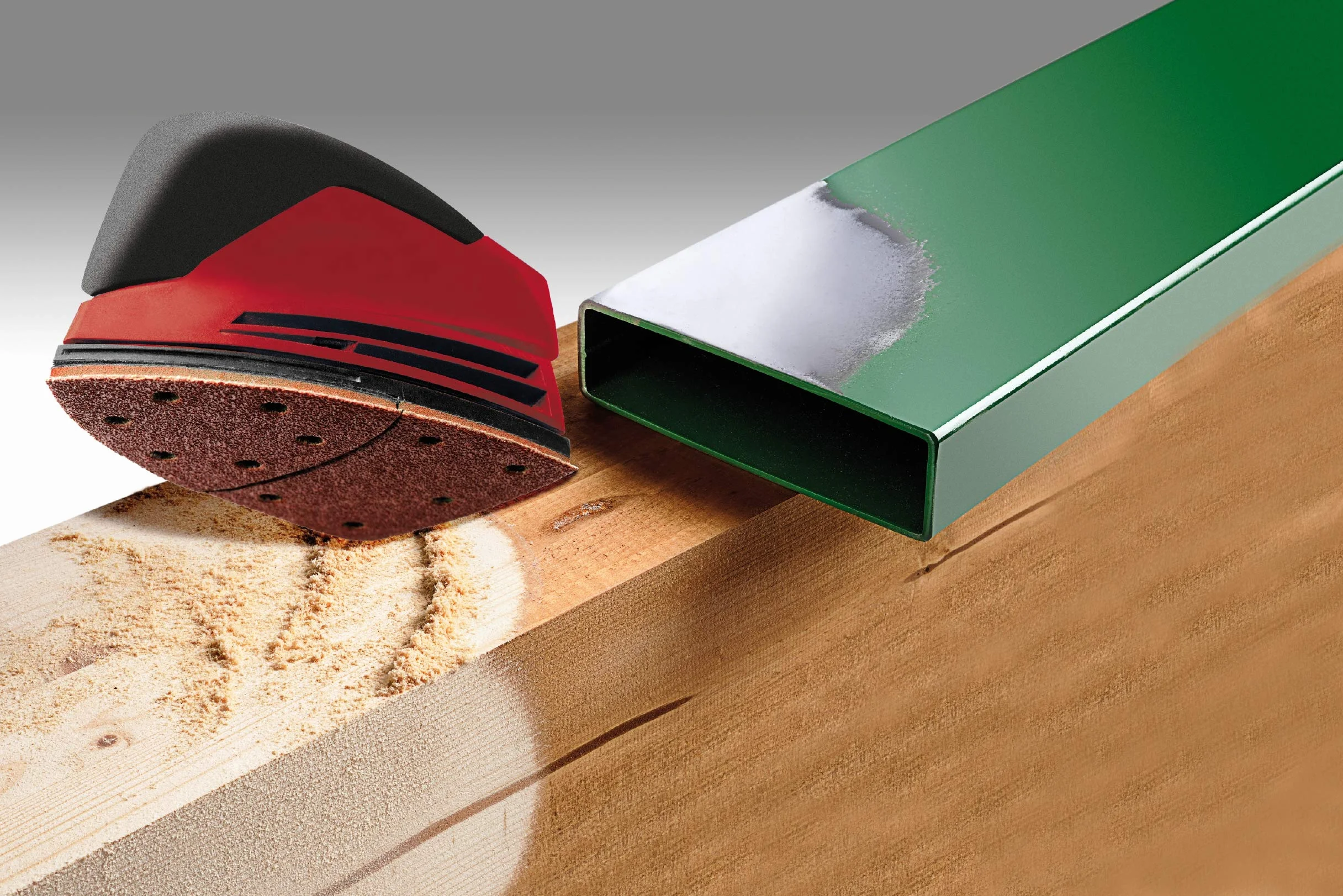 KWB 4961-12 Triangoli di levigatura QUICK-STICK, legno & metallo, autoadesivi, 100 x 62, 93 mm, per levigatrici triangolari Bosch PSM 160 A, PRIO, VENTARO, Skil Octo 7208
