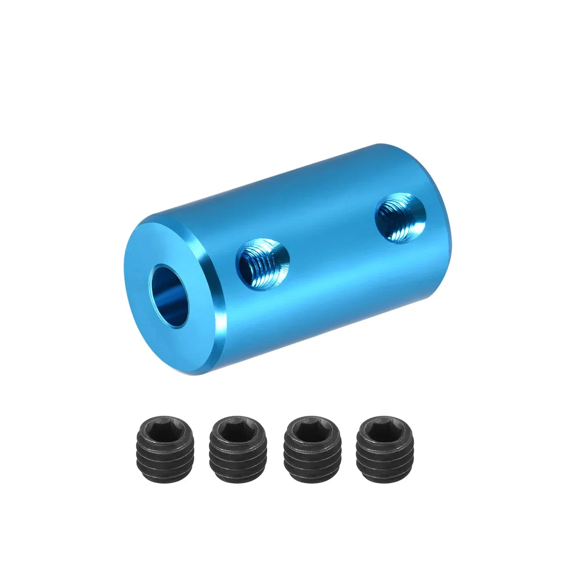 DMiotech 5-6mm Alesaggio L25XD14 Rigido Giunto Albero Giunto Giunto Connettore w Viti Alluminio Lega Motore Albero Connettore per Stampante 3D Blu