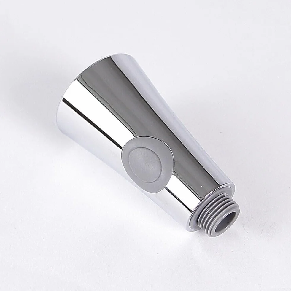 Soffione doccia di ricambio per rubinetto estraibile G12, in plastica di lunga durata, flusso d'acqua regolabile (galvanizzazione)